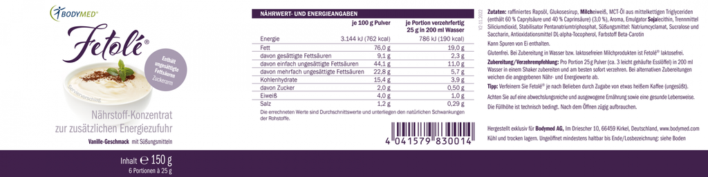 Fetolé® / Fetole im Bodymed Shop kaufen